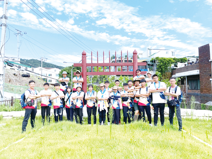 金門童軍代表團前往韓國參加「第25屆世界童軍大露營」。（翻攝金門縣教育處臉書）