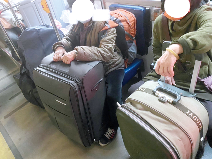 金門公車搭乘規定更新，過多行李將遭拒載。（車船處提供）