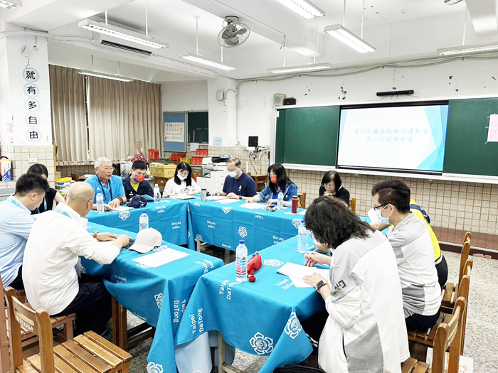 全中運在台北舉行，離島三縣市藉此機會召開離島運動會協調會議。（教育處提供）