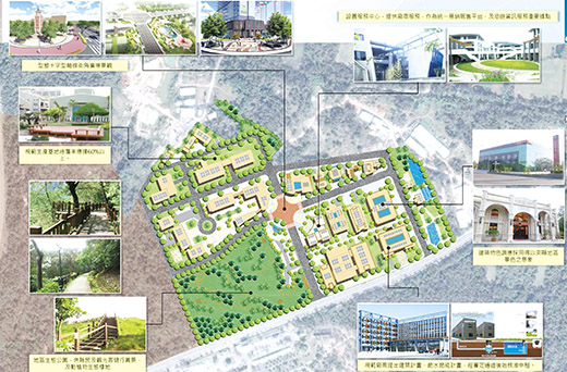 金門縣政府針對在地傳統特色產業亟待加值為「觀光性質」產業需求，勘選金門環島南路三段環保公園對面廢棄軍事營區(中興崗營區)，預計集結金門全島特色產業進駐，型塑具有「金門特色產業」之園區，以帶動金門特色產業發展。（縣府提供）