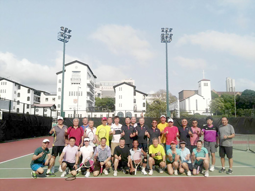 金門網委會赴香港，與香港網球界人士交流。（金門網委會提供）