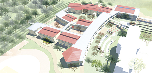 開瑄國小新建校舍示意圖。(開瑄國小提供)