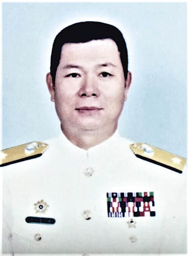 陳卓慶是金門首位海軍陸戰隊少將。（陳卓慶提供）