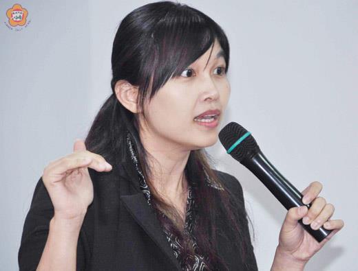 金門縣政府昨天為即將出社會的替代役役男辦求職防騙暨促進就業研習會,邀王素卿提主講。(張建騰攝)