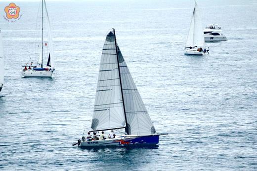   金大帆船隊參與基隆市長盃國際帆船邀請賽。（照片由金門大學提供）