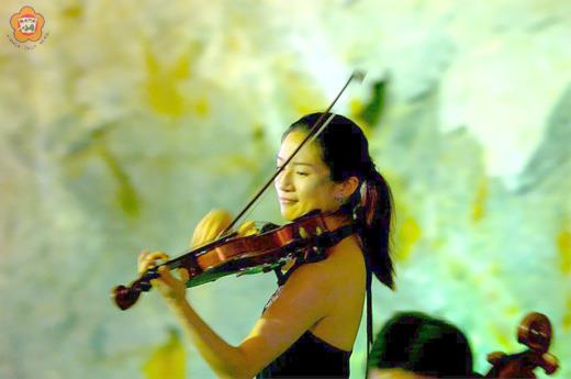   梁茜雯是維也納愛樂首席－阿班貝爾格弦樂四重奏第一小提琴手。（洪篤欽提供）