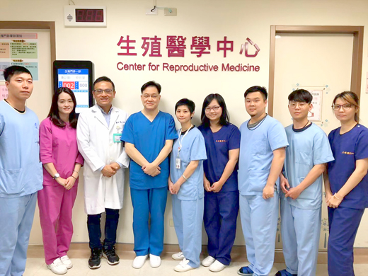 金門醫院婦產科生殖醫學中心團隊。(陳冠霖攝)