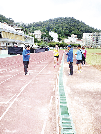 離島運半馬男子組第一名許晏豪。（教育處提供）