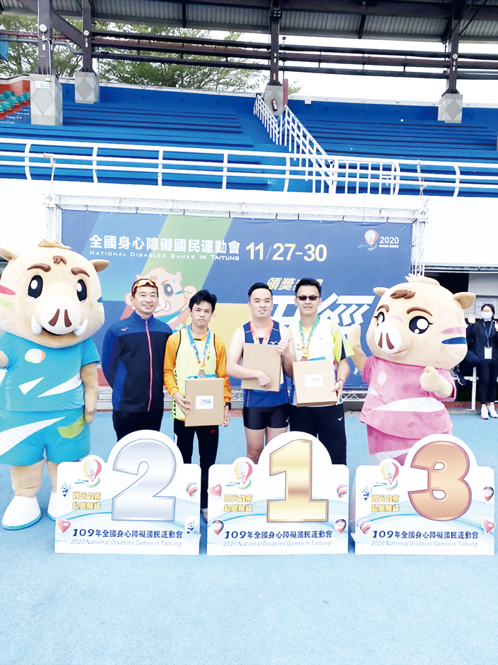 109年全國身障運動會圓滿落幕，金門代表隊穿金戴銀成績大躍進。（縣府提供）
