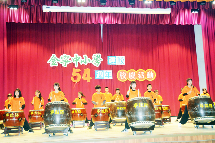 太鼓演出。（許加泰攝）