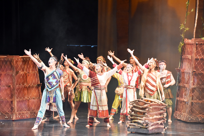 如果劇團的《雲豹森林》將原住民色彩的故事搬上舞台，帶領觀眾進入奇幻的世界裡。（詹宗翰攝）