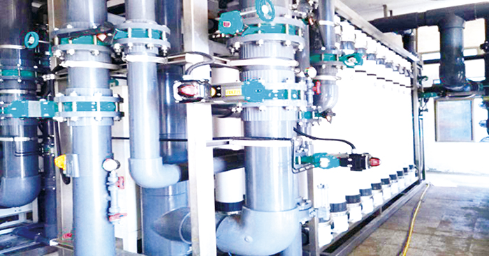 海水淡化處理單元設置。（縣府工務處提供）