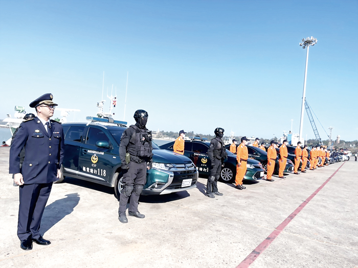 海巡署春節擴大威力掃蕩，打擊不法。（海巡署提供）