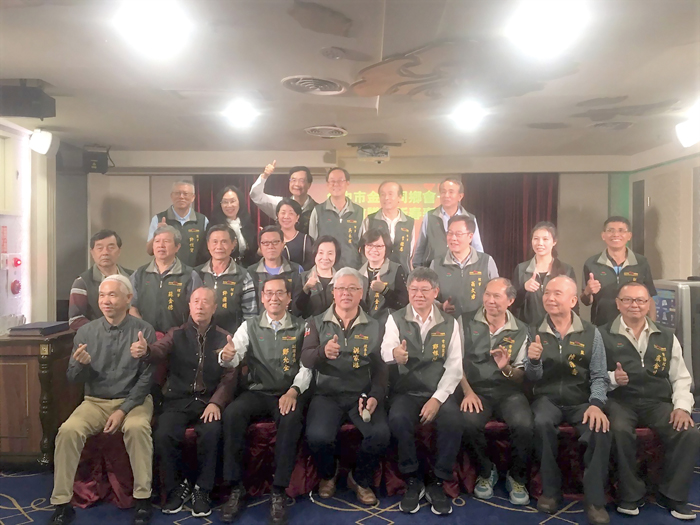 臺中市金門同鄉會舉行理監事聯席會議暨新春聯誼晚會。 （王宏男提供）