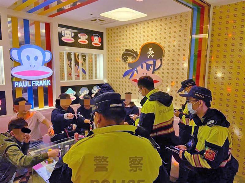 金門KTV最近時常傳出酒客糾紛,警方列為查察重點「熱區」之一。(照片由金門縣警察局金城分局提供)
