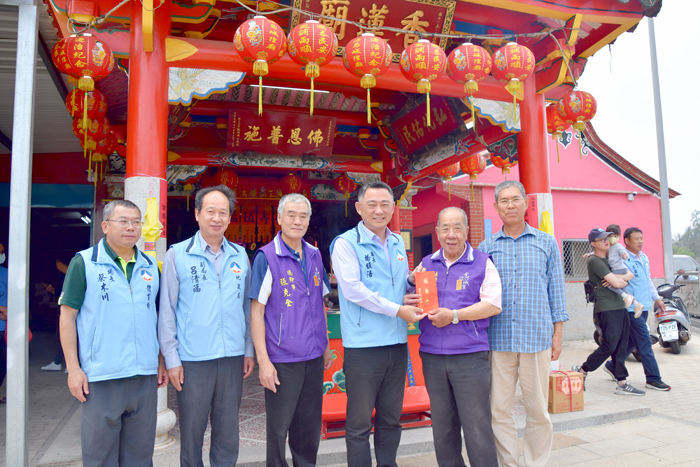 縣長賀媽祖聖誕,境內神明祝壽。(詹宗翰攝)