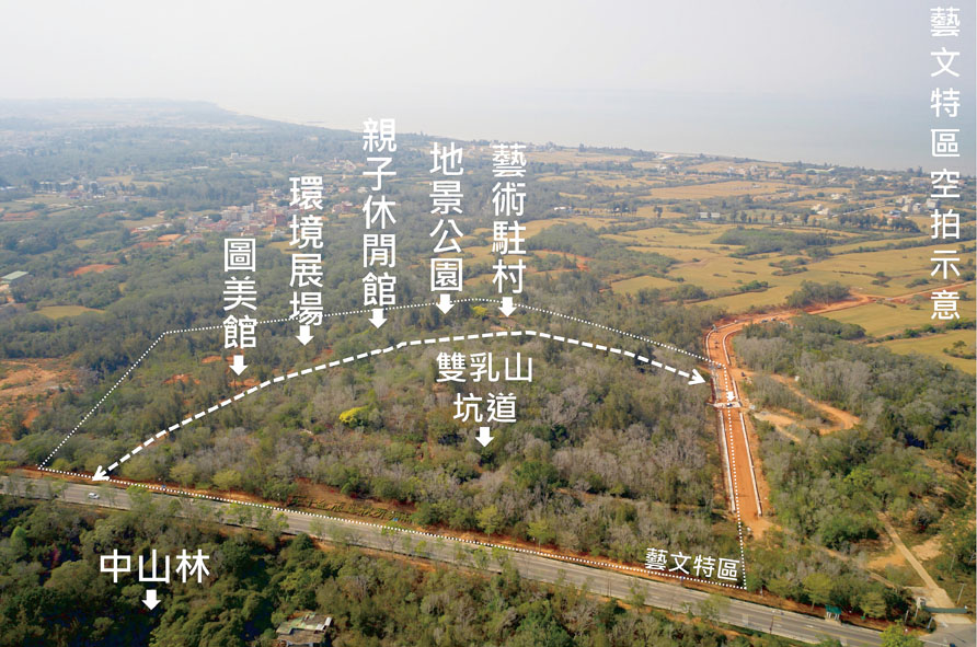 最近地區高度討論的圖美館規劃案,各方意見紛陳,鑒於「金門藝文特區先期調查及規劃技術服務案」及「金門縣中心圖書館及美術館先期規劃案」已有明確的方向,縣府特以專稿整體說明,希望鄉親能了解計畫案整體規劃理念。(照片由金門縣文化局提供)