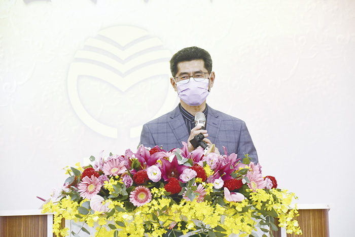 金酒公司新任董事長黃怡凱。(高凡淳攝)