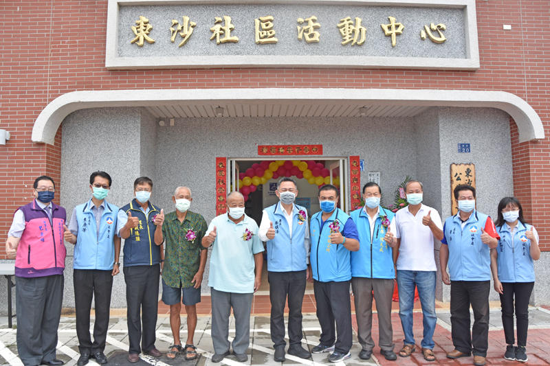 東沙公共托育家園為本縣西半島第一家社區型托育機構,7日正式揭牌。(詹宗翰攝)