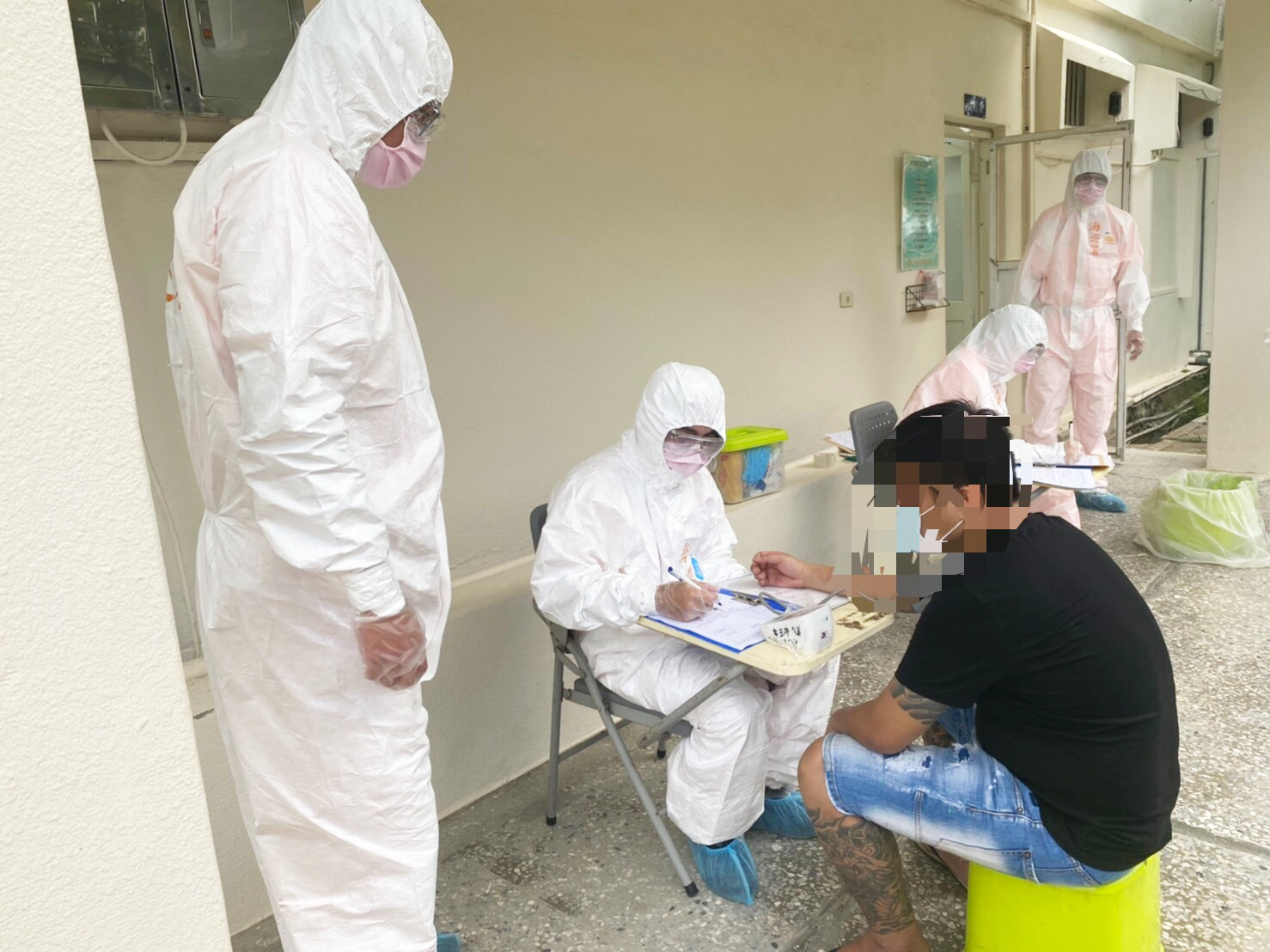 金門岸巡隊查獲3名我國籍偷渡客。(岸巡隊提供)