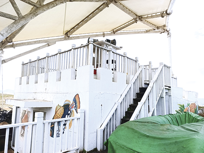 「后湖海濱公園音樂舞台賣店」也規劃辦理標租。（縣府觀光處提供）