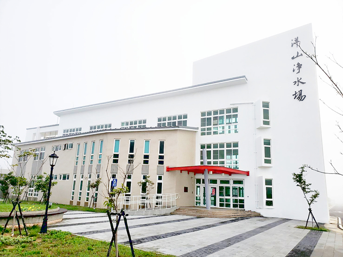 洋山淨水場日產水量2.5萬噸。（自來水廠提供）