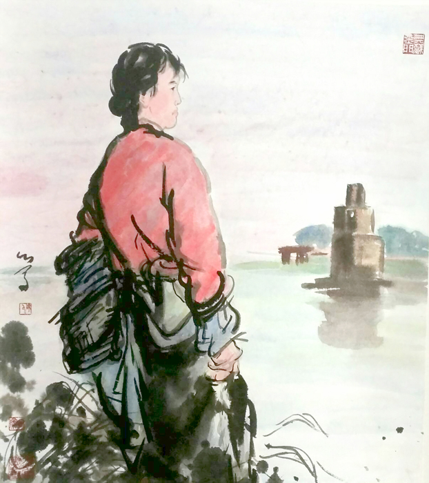 金門縣文化局為迎接中華民國111年新年度第一檔次的展覽，是由金門水墨畫協會承辦的「筆色多致」水墨畫展。（文化局提供）