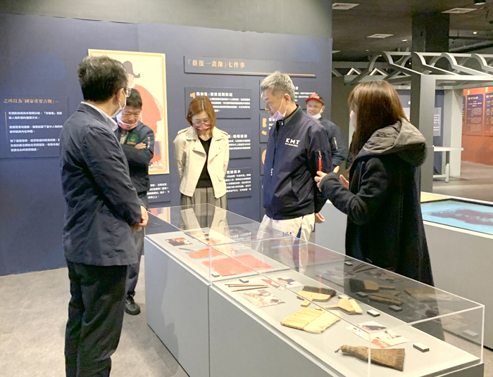 地區觀光公、協會理事長翁炳信、吳嘉獎等邀請議員歐陽儀雄連袂造訪文化園區關切文化觀光發展，期盼未來能加強文化觀光之推動，讓文化園區成為金門旅遊的「文化入口，觀光起點」。（文化園區管理所提供）