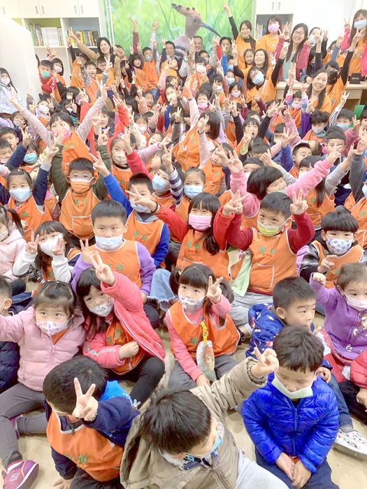 湖幼師生都感到非常開心。(林靈攝)
