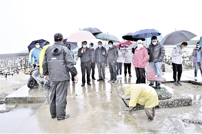 烈嶼鄉代會進行基層建設考察議程。(烈嶼鄉民代表會提供)