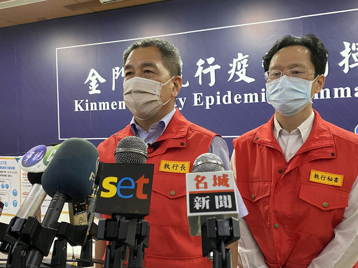 陳祥麟表示,本縣雖為低風險縣市,但迄今確診已累積到40例,提醒鄉親務必做好自我防疫措施。(翁維智攝)