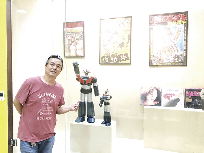 王明宗懷舊小物收藏展，即將於金門縣文化局展出。（李增汪攝）