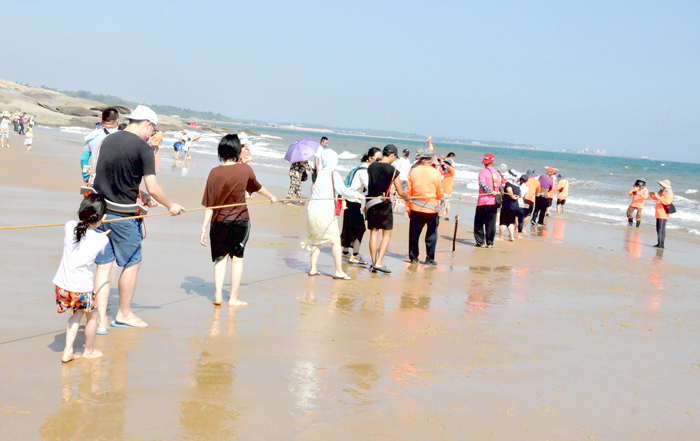 「食藻文化」SDGs在成功海灘舉辦。（楊水詠攝）