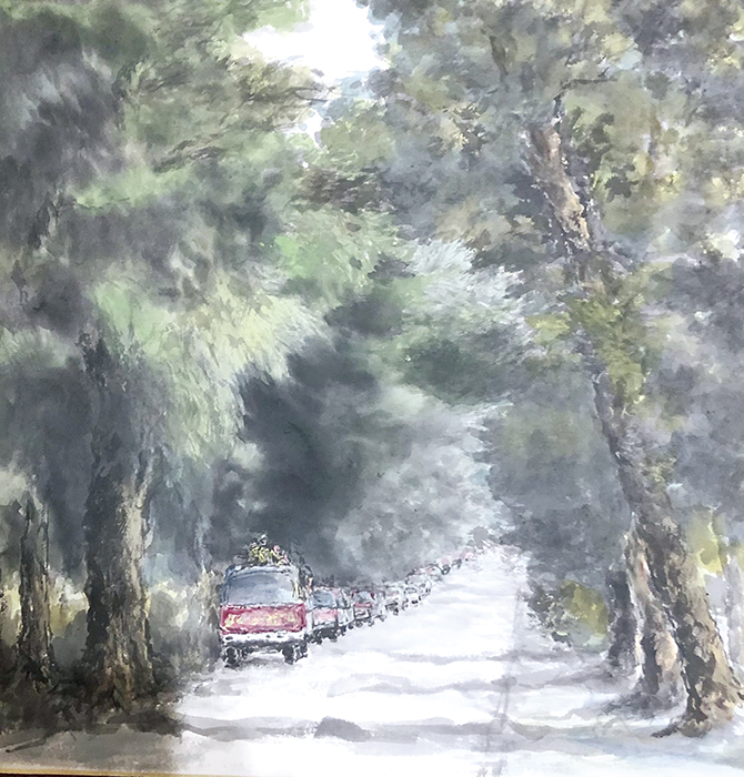 「鄉緣八達-洪郁大、洪永善、洪松柏雕塑書畫展」即日起至9月10日止於烈嶼鄉文化館展出,歡迎鄉親踴躍前往觀展。(烈嶼鄉公所提供)
