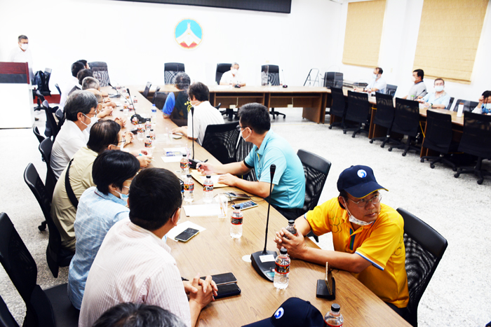 中華電信網路分公司拜會縣政府,與副縣長李增財主持及交流智慧城市各項議題。(楊水詠攝)