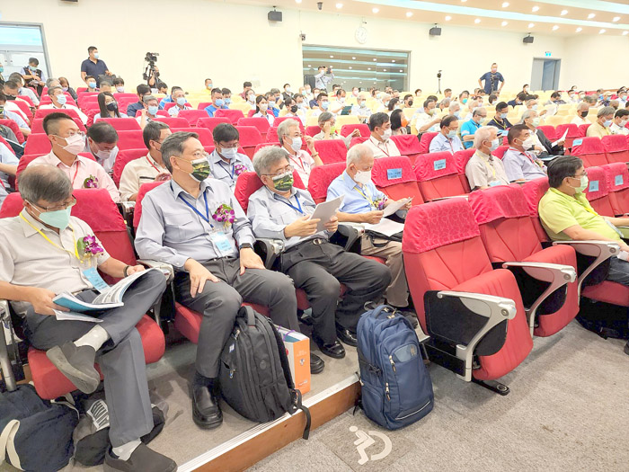 金門大學昨今兩天，舉行金門大橋工程研討會，邀請國內產官學界人士與會。（許峻魁攝）