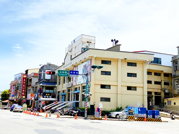 金門縣政府主導開發的首件公辦都更案,基地坐落於金城鎮發展較早之地區。(翁維智攝)