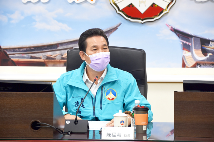 縣長陳福海。(翁維智攝)
