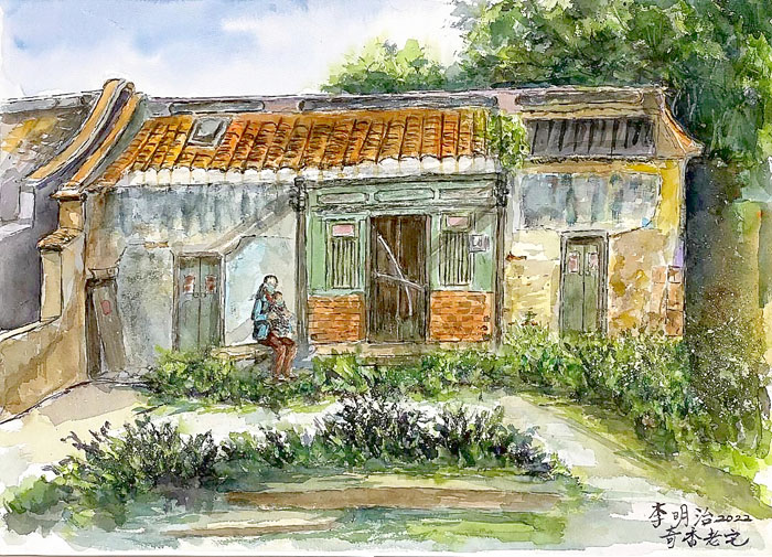 「彩繪金門風情」展覽，將於112年1月7日至2月1日止，在金門縣文化局第二展覽廳展出。（文化局提供）