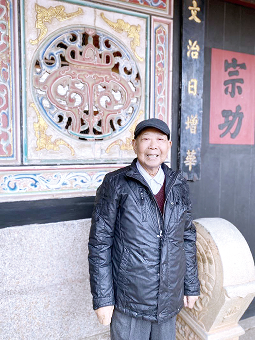 文化部公告新增登錄重要文化資產保存技術「土水修造技術」與認定保存者李清海;他是第3屆金門文化獎得主。(照片擷取自文化部文化資產局)