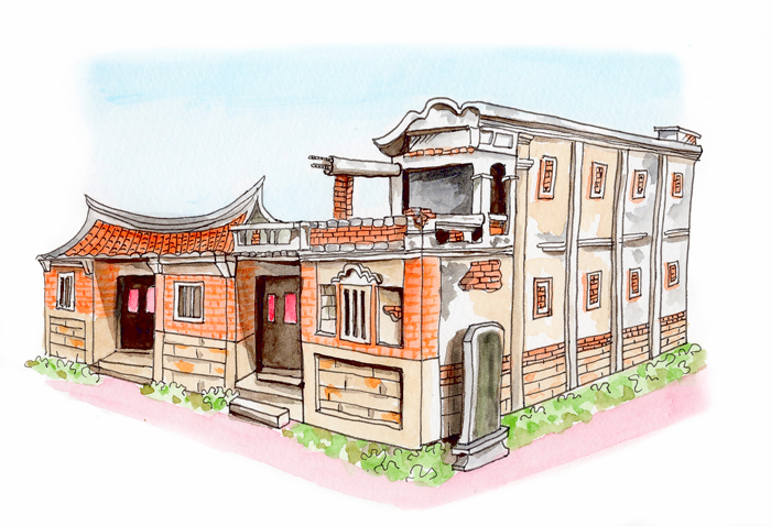 旅行作家暨插畫家凱西將插畫與咖啡包結合，設計出手繪離島風格咖啡包。（「凱西女孩去旅行」提供）