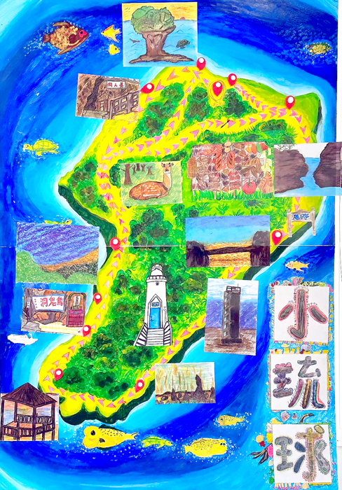 多年國小111學年度「跨藝‧跨越」學生美展，將於112年2月4日至3月1日，在金門縣文化局展出學生藝術作品。（文化局提供）