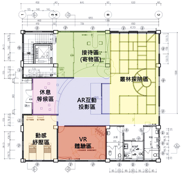 金寧鄉湖埔村辦公處二樓將增建親子館，該館規劃有體適能健身區、動感紓壓區、VR體驗區及叢林探險區等多元育樂空間。（金寧鄉公所提供）