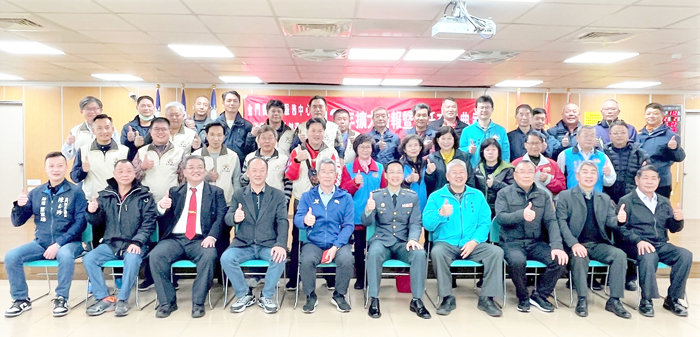 金沙鎮後備軍人輔導中心昨舉辦原新任主任交接典禮,現場貴賓雲集。(陳麗妤攝)
