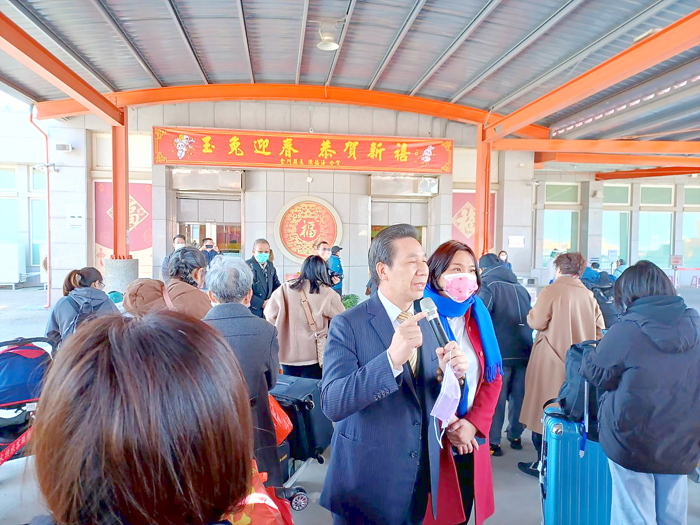 小三通逐步常態化,2月7日起維持金廈每天1班,新增金泉航班。(縣府提供)