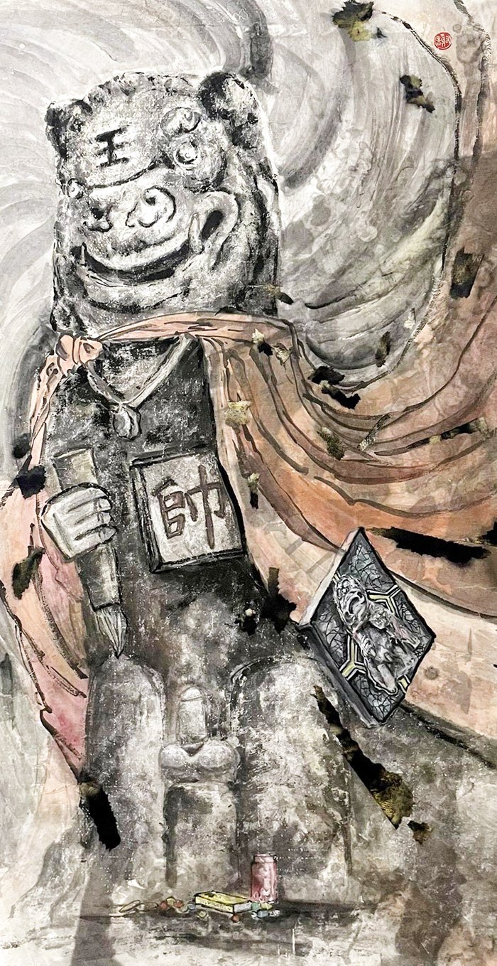 金門縣文化局將於112年2月13日起展出「墨寫金惜～謝弘志水墨個展」。（金門縣文化局提供）