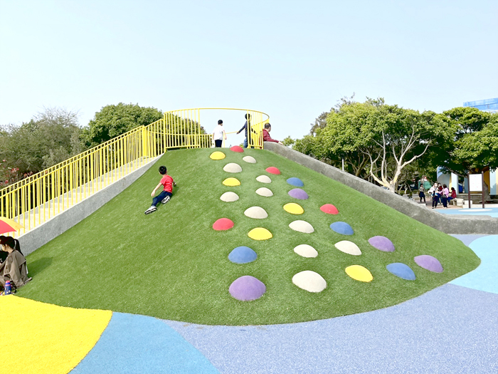 烈嶼鄉習山湖共融公園將於周日舉辦啟用典禮。(高凡淳攝)