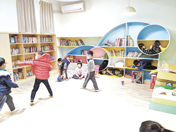 金門家扶中心玩具圖書站4月6日開幕,歡迎大眾前往使用。(李增汪攝)