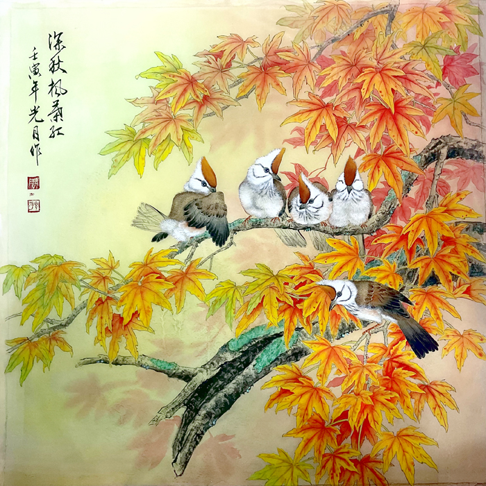 2023六六藝集聯展，展出林世英等16位畫家的畫作：圖為聯展參展的作品。
（策展人林世英提供）
