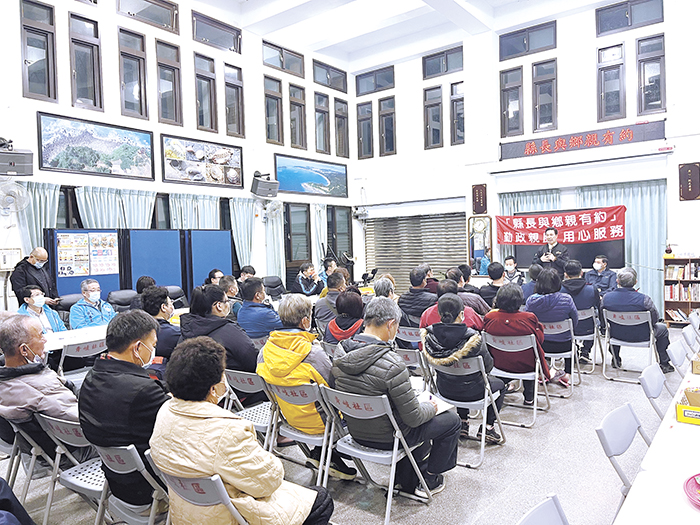 「縣長與鄉親有約」第五場次活動於青岐舉行。(高凡淳攝)